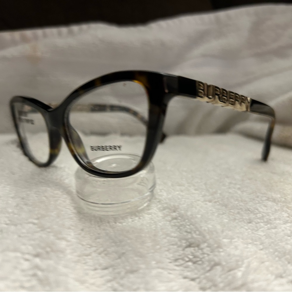 Burberry Women's Tortoise Shell Glasses - Picture 3 of 4